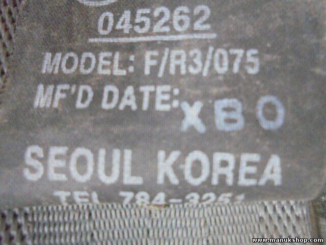 Sicherheitsgurt Gurt Hyundai Santa Fe MODEL FR3075 F/R3/075 KSR4027AND