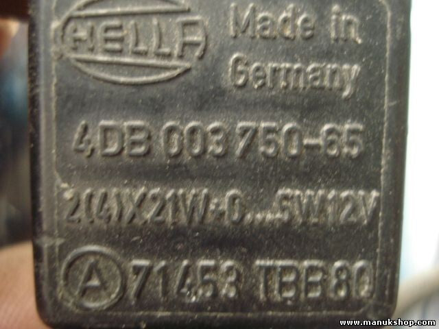 Relais Blinkrelais Fiat Punto 4DB00375065 4DB003750-65 HELLA 2(4)X21W05W12V