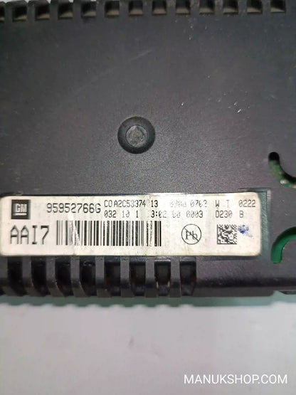 Bordcomputer  Chevrolet Cruze 95952766G A2C53374013 AA17 D230