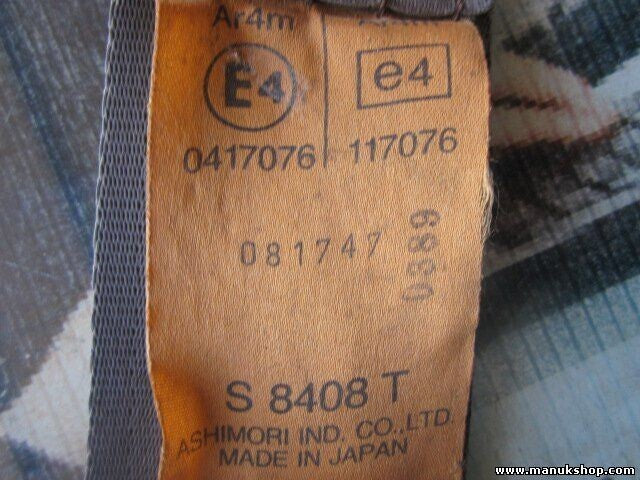 Sicherheitsgurt Gurt Suzuki Samurai 1.3 081747 S 8408 T S8408T E4 0417076 117076