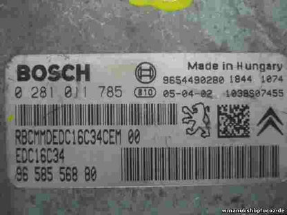 Motorsteuergerät Citroen C3 1.4 Peugeot 9658556880 EDC16C34 BOSCH  0281011785