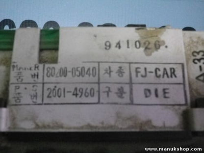 Kombiinstrument Tacho SsangYong Musso 2.9 8020005040 80200-05040 20014960