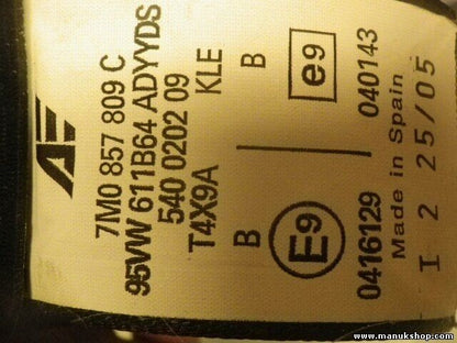 VW Volkswagen Audi Seat Skoda  7M0857809C 041  7M0857809C041 7M0 857 809 C 041