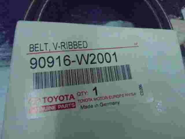 V-Ribbed Belt  Toyota Yaris 90916W2001 90916-W2001