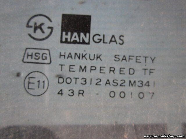Türscheibe Seitenscheibe vorne links SsangYong Musso 43R00107 DOT312AS2M341