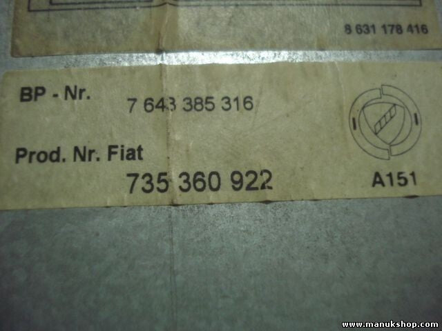 Radio CD Fiat Panda 7643385316 7 643 385 316 735360922 735 360 922