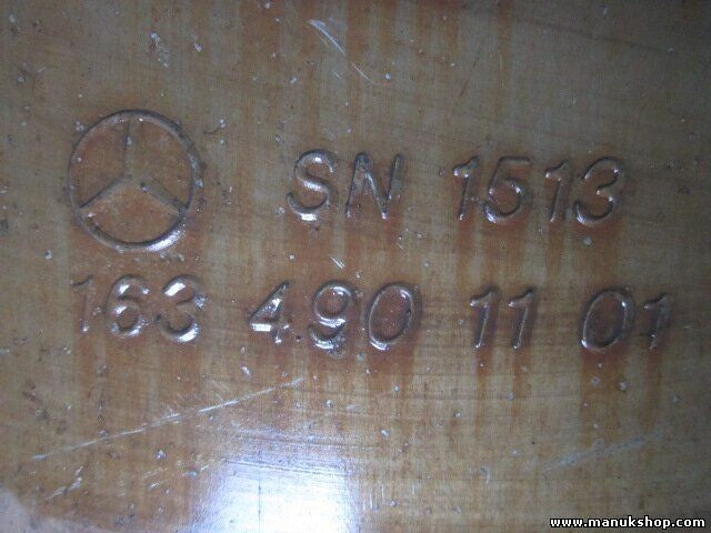 Auspuff Mercedes 2685 ccm, 120 KW, 163 PS 1634901101 112315302000 CEES 01M01