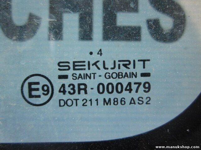 Scheibe Seitenscheibe hinten links  Suzuki Vitara 43R000479 DOT211