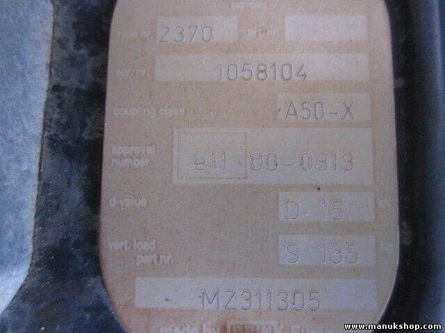 Anhängerkupplung Mitsubishi Montero Pajero 2 MZ311305 1058104 A50-X e11 00-0913
