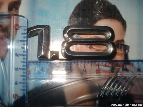 Emblem Logo Audi 1.8 6 cm