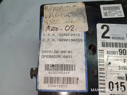 Sicherungskasten  Renault Laguna  74N3 518095401 8200190269 8200192469 55RDF2015