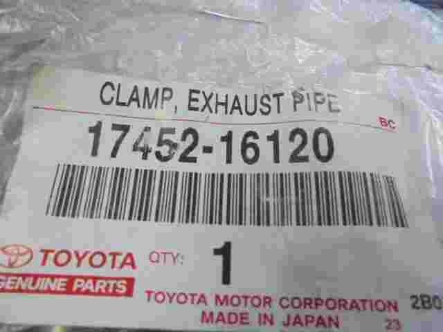 Clamp Exhaust Pipe  Toyota Corolla (E110)  1745216120  17452-16120