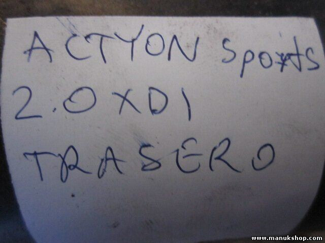 Kardanwelle Kardan hinten SsangYong Actyon Sport 2.0 XDI