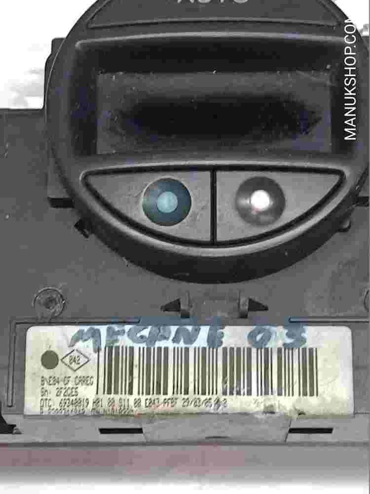 Klimabedienteil Megane 69340019 8200 3448 40 8200344840 Valeo BE84-CF CAREG