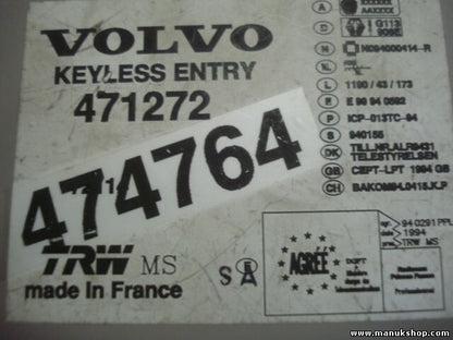 Steuergerät Zentralverriegelung Volvo 440 TRW 471272 474764 N094000414R