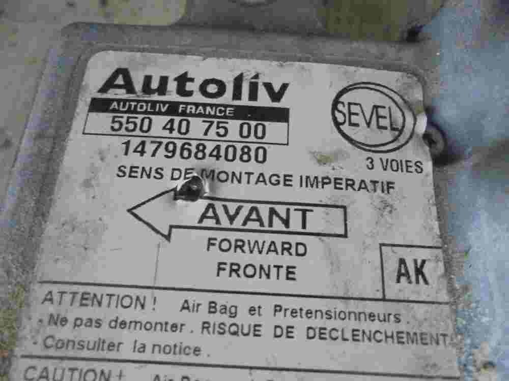 Airbagsensor Airbagsteuergerät  Fiat Ulysse Lancia Peugeot 806 (AK) 1479684080