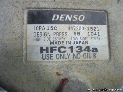 Klimakompressor Toyota Hilux 2.4 4WD 4472001521 10PA15C 5B 1041 ND-0IL8 HFC134a