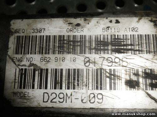 Zylinderkopfdeckel SsangYong Musso Korando 2.9 66291010 017996 3307 60119 A102
