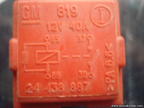 Relais Opel Vectra C Astra Corsa 24438887 24 438 887 GM 819