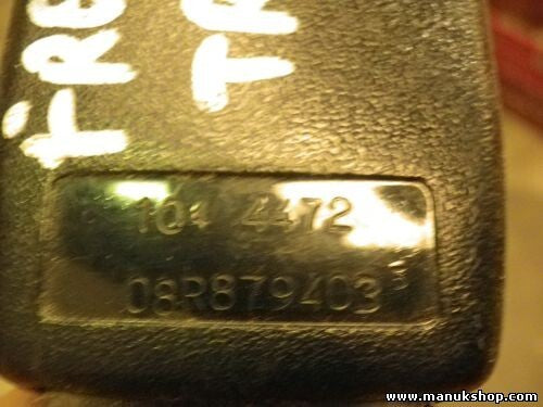 Gurtschloss Gurtschnapper hinten mittel Opel Frontera 08R879403 104 4472 1044472