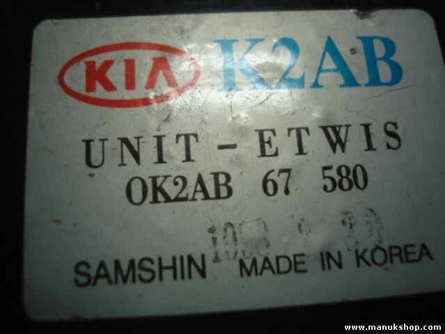 Steuergerät Licht signale Kia Sephia 0K2AB 67 580 0K2AB67580 OK2AB67580