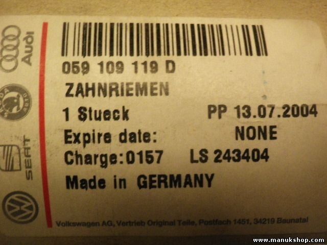VW Volkswagen Audi A4 A6 A8 V6 059109119D 059 109 119 D LS 243248