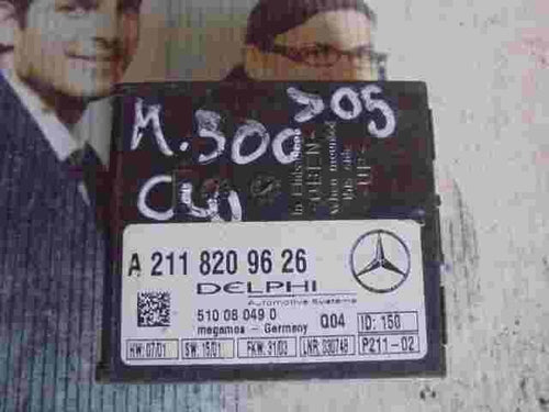 Steuergerät Alarm Mercedes W211 A2118209626 Q04 DELPHI 510080490 HW 07/01