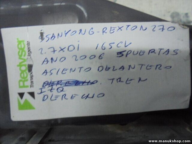 Sitzschiene Sitz Schiene Führung links seite recht Ssangyong Rexton GAB_ 2.7 XDI