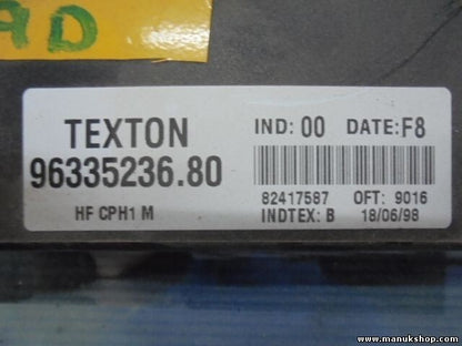 Steuergerät Zentralverriegelung Citroen Xsara 1.9 TEXTON 9633523680 INDTEX B
