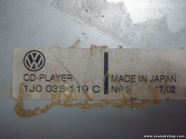 Radio CD VW 1J0035119C 1J0 035 119C 1JO035119C