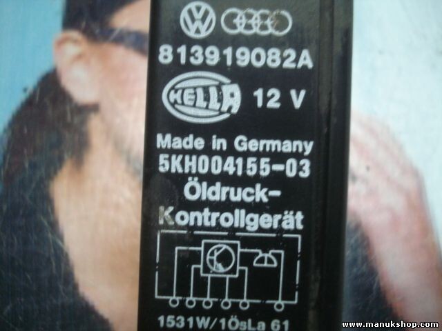 Öl druck kontrollgerät Relais Audi 80 NR-314 813919082A HELLA 5KH00415508