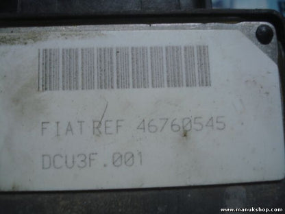 Motorsteuergerät Fiat Punto 1.9 JTD REF 12V 46760545 DCU3F.001 R04010035A