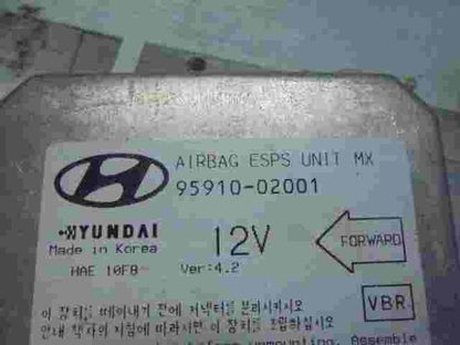 Airbagsensor Airbagsteuergerät  Hyundai Matrix HAE 10F8 12V MX 9591002001