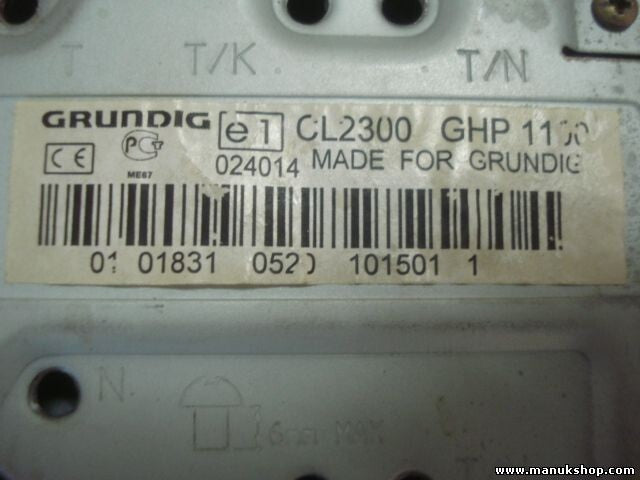Radio CD Ford Focus Turnier GRUNDIG 024014 CL2300 GHP 1100