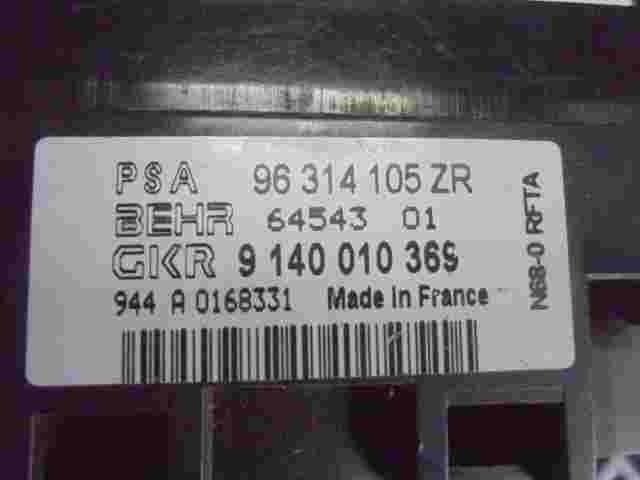 Klimabedienteil Citroen Picasso Xsara 96314105ZR GKR BEHR 64543 01 9140010369