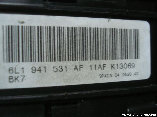 Lichtschalter Seat Ibiza 6L1 941 531 AF 6L1941531AF 11AF K3365G
