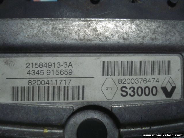 Motorsteuergerät Renault Modus S3000 8200376474 8200411717 215849133A