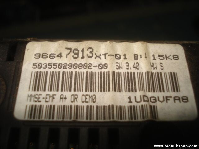Bordcomputer Peugeot 207 96647913XT01 96647913XT-01 96647913XT
