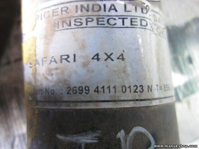 Kardanwelle Kardan hinten Tata Safari 4X4 1236F00S 1236.F00.S 269941110123