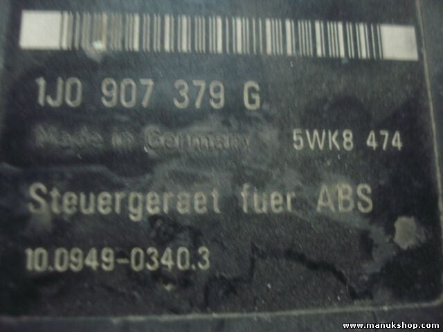 ABS Steuergerät VW Audi Seat Skoda 1J0907379G 10094903403 5WK8474