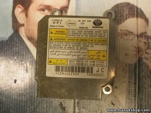 Airbagsensor Airbagsteuergerät Daewoo Lanos KT008AJ3 96387636JC 96387636 JC