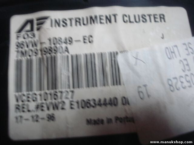 Kombiinstrument Tacho VW 96VW10849EC 96VW-10849-EC 7M0919890A 7MO919890A
