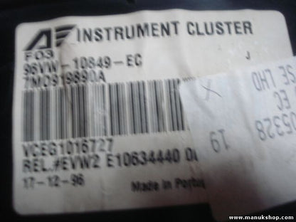 Kombiinstrument Tacho VW 96VW10849EC 96VW-10849-EC 7M0919890A 7MO919890A
