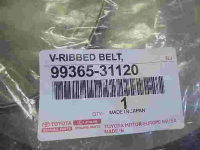 V-Ribbed Belt / Toyota RAV4 Carina 9936531120 99365-31120