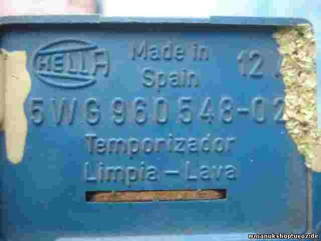 Wischerrelais HELLA 5WG96054802 5WG960548 02