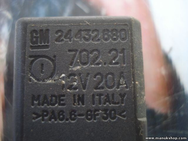 Relais Opel Astra G ZAFIRA A GM 24432680 702.21
