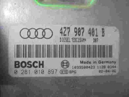 Motorsteuergerät Audi A6 EDC15VM D07 4Z7907401B 1039S00423 BOSCH 0281010897