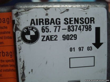 Airbagsensor Airbagsteuergerät BMW E36 TEMIC 65778374798 65 77 8374798 ZAE29029