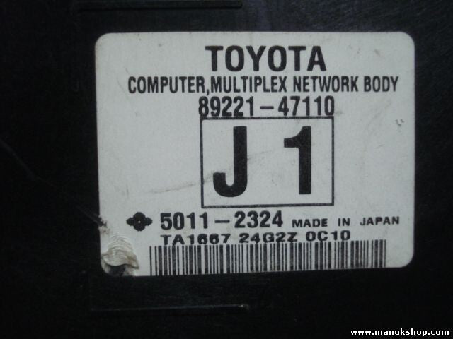 Steuergerät Multiplex Netzwerk Körper Toyota Prius J1 8922147110 50112324