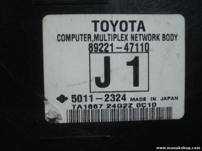 Steuergerät Multiplex Netzwerk Körper Toyota Prius J1 8922147110 50112324